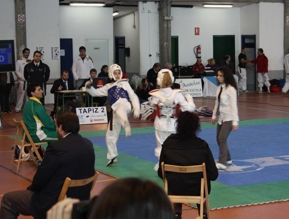 Taekwondistas do Cuble Arte e Movemento no Campionato Galego