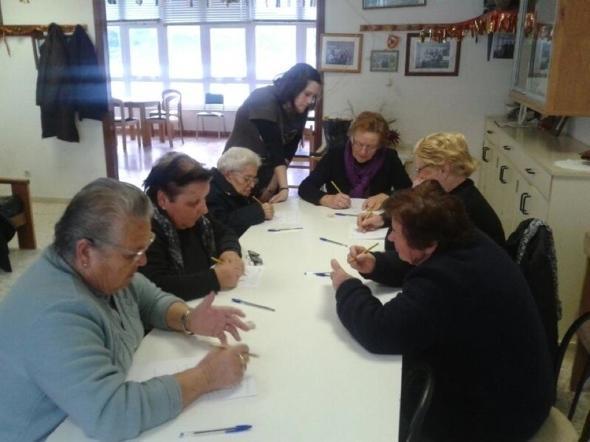 Os maiores da Escola da Terceira Idade Susa da Chasca de Ponteceso