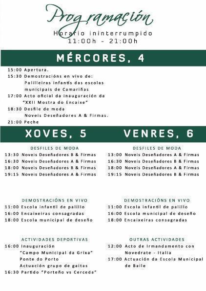 Mostra do Encaixe Camarinas Prog.1