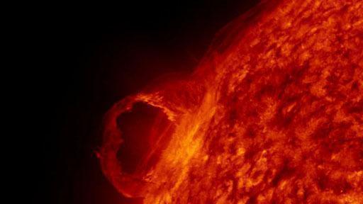 eyeccion de masa coronal no sol