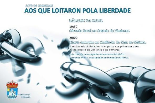 Charla antifranquista en Vimianzo
