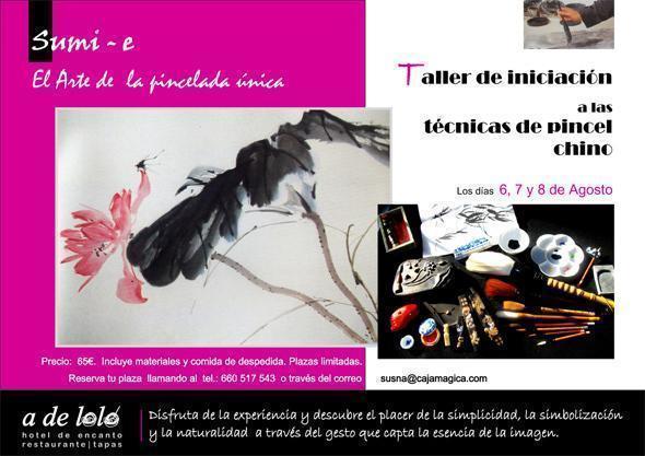 Taller Pintura China en Muxia