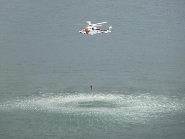 Exercicio de Salvamento do Helicoptero de Lires 2 Exercicio de Salvamento do Helicoptero de Lires