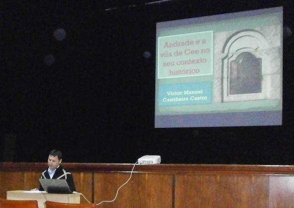 Víctor Castiñeira abriu o ciclo de Conferencias sobre Antonio Domingo de Andrade