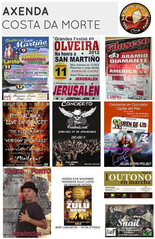 Axenda Cultural Costa da Morte San Martino 2012 Axenda Cultural Costa da Morte San Martino 2012