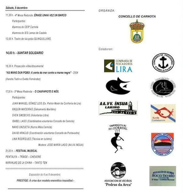 Programa Prestige Lira Programa das Xornadas polo Prestige de Lira
