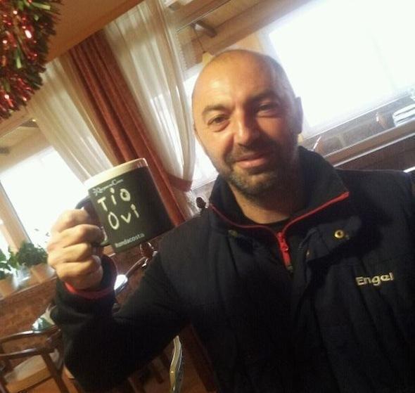 Ovidio xa se ixo coa sua taza no PdQ