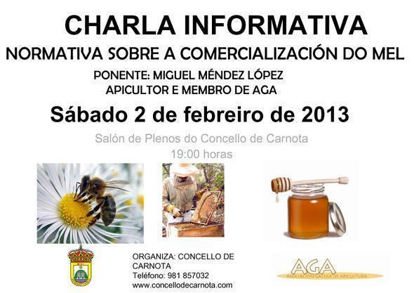 Charla sobre Mel en Carnota Charla sobre Mel en Carnota