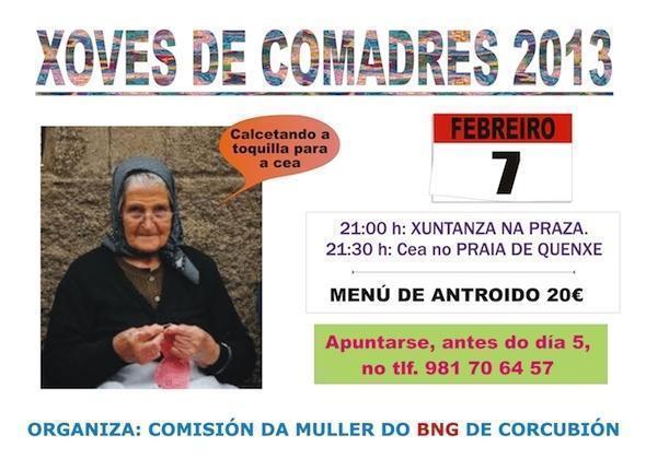 Xoves de comadres do BNG de Corcubion Xoves de comadres do BNG de Corcubion