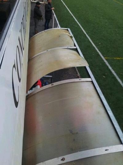 Asi quedou un dos Banco do Zas tralo paso do San Lorenzo-Foto-Paujalercha Asi quedou un dos Banco do Zas tralo paso do San Lorenzo-Foto-Paujalercha