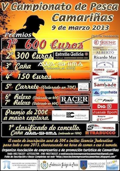 V Campionato de Pesca de Camarinas 2013 V Campionato de Pesca de Camariñas 2013