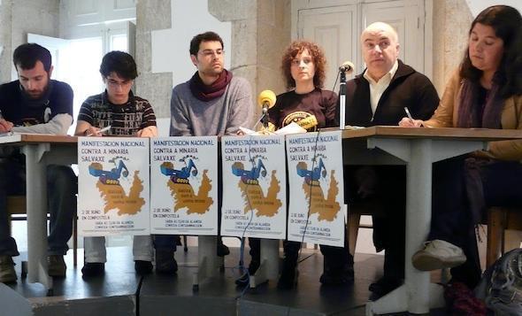 Contraminaccion presentando a manifestacion do 2 de xuno ContraMINAcción presentando a manifestación do 2 de xuño