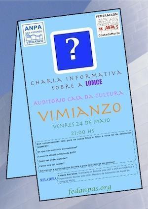 Charla sobre a Lomce en Vimianzo Charla sobre a Lomce en Vimianzo