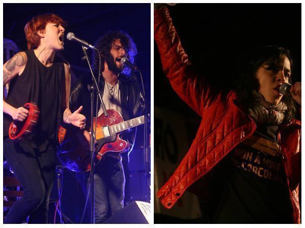 Concerto contra a mina Sés e o Leo e máis Rosalía Fernández no concerto anti mina de Carballo