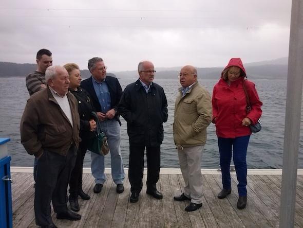 Visita do Presidente de Portos ao Nautico de Camarinas Visita do Presidente de Portos ao Nautico de Camarinas