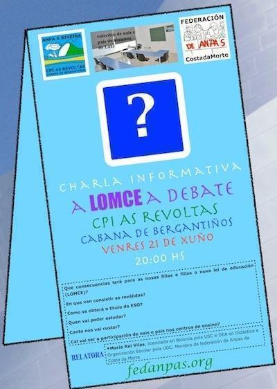 LOMCE a debate en Cabana LOMCE a debate en Cabana