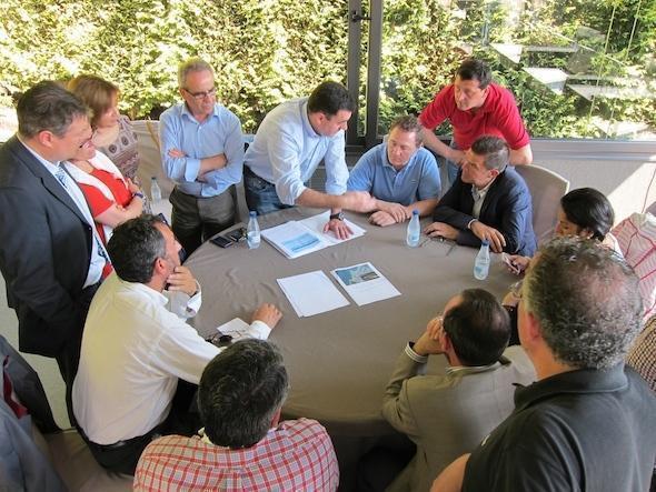 Reunion de Costas cos parlamentarios do PP Reunion de Costas cos parlamentarios do PP