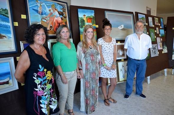 Varios dos artistas que exponen en Laxe-Foto- Jose Manuel Ojen Varios dos artistas que exponen en Laxe-Foto- Jose Manuel Ojen