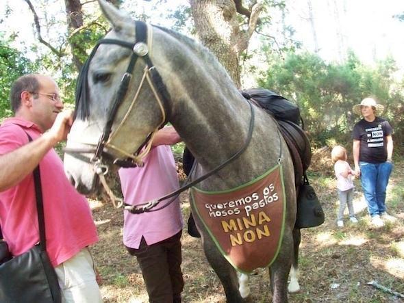 Ruta Cabalar contra a mina Ruta Cabalar contra a mina
