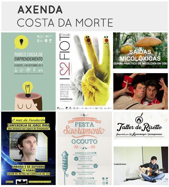 Axenda Costa da Morte da primeira finde de outubro Axenda Costa da Morte da primeira finde de outubro