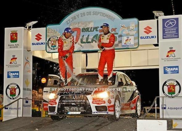 Victor Senra e Diego Vallejo Campions no Ralli de Llanes Victor Senra e Diego Vallejo Campions no Ralli de Llanes