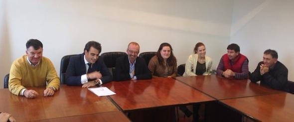Visita da Deputacion a Mazaricos Visita da Deputacion a Mazaricos