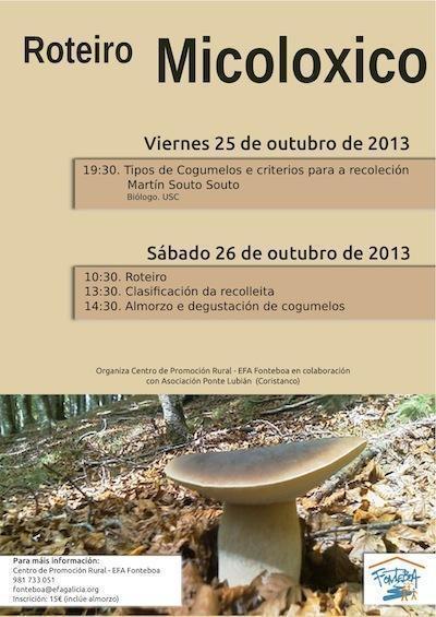 Xornadas Micoloxicas Coristanco EFA Fonteboa 2013 Xornadas Micoloxicas Coristanco EFA Fonteboa 2013