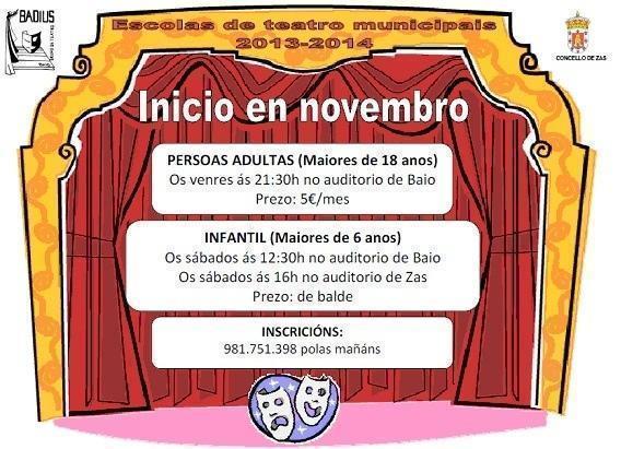 Escolas de teatro zas 2013 14 Escolas de teatro zas 2013 14