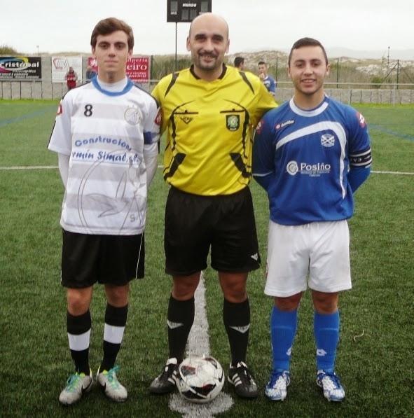 Os capis do Laxe Djamel e do Malpica Diego-Foto-Luis E Porto Os capis do Laxe Djamel e do Malpica Diego-Foto-Luis E Porto