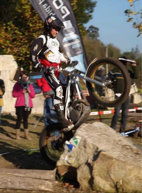 Carlos Waldomar subcampion galego de trial PIncha na foto para ler a crónica completa do trial de Carlos Waldomar en QPC Motor