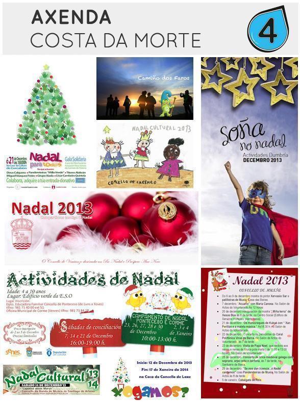 Axenda Nadal 2013 A Axenda deste Nadal na Costa vai pensada para os máis pequenos