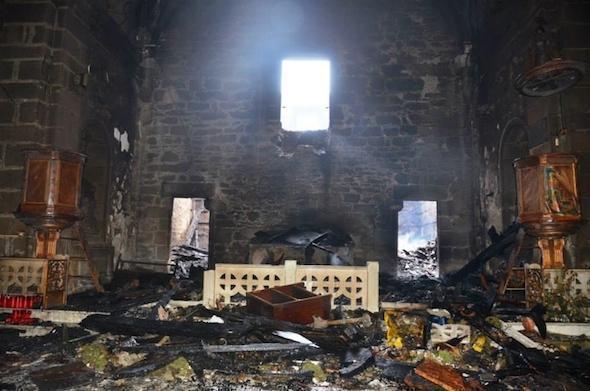 Imaxe do Santuario da Virxe da Barca desfeito-Foto-Albergue Bela Muxia Imaxe do Santuario da Virxe da Barca desfeito-Foto-Albergue Bela Muxia