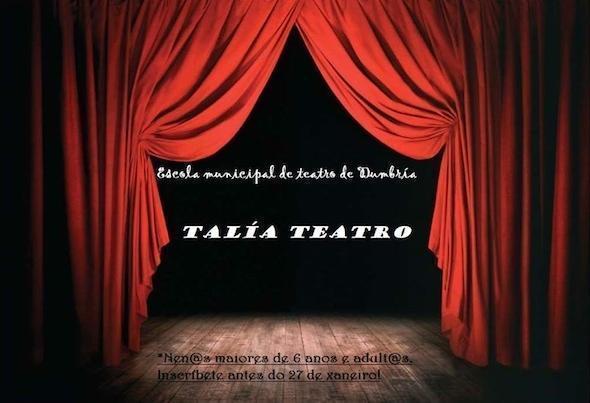 Escola de Teatro en Dumbria con Talia Teatro Escola de Teatro en Dumbria con Talia Teatro