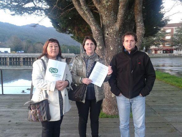 Os concelleiros de CxG Muros coa demanda a alcadesa Os concelleiros de CxG Muros coa demanda a alcadesa