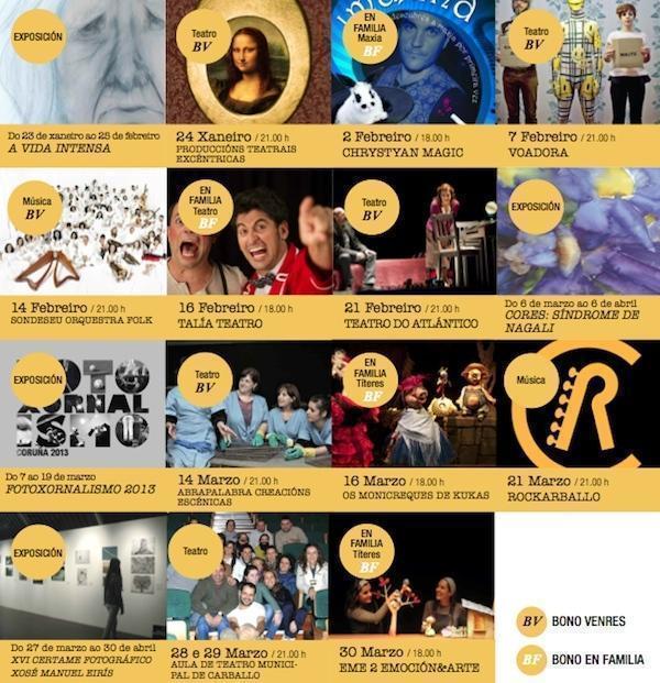 Venres Culturais Carballo 2014 Programa Venres Culturais Carballo 2014 Programa