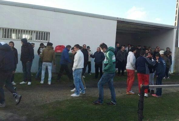 Partido suspendido en Arlina entre Muxia e Bainas-Foto-Dimas