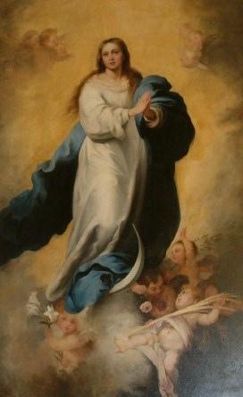 Cadro de Francisco Diaz Carreno-Inmaculada Concepcion-1889 Cadro de Francisco Diaz Carreno-Inmaculada Concepcion-1889