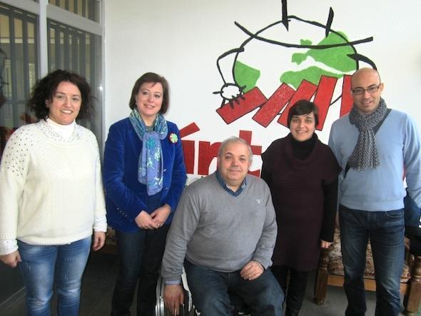 Visita da Xunta a Asociacion Integro Visita da Secretaria Xeral de Igualdade da Xunta a Asociacion Integro