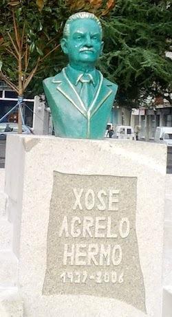 Busto a Xose Agrelo en Esteiro-Foto-Cova de Ghatos Busto a Xose Agrelo en Esteiro-Foto-Cova de Ghatos
