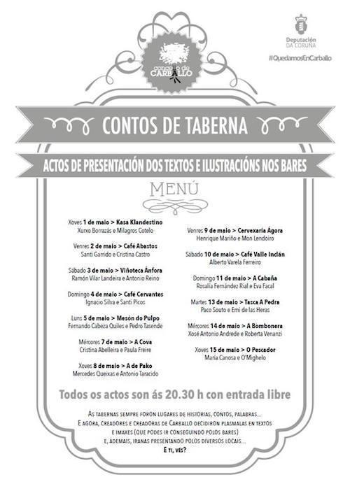 Programa de Contos de Taberna en Carballo Programa de Contos de Taberna en Carballo