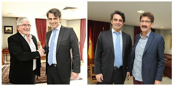 Felix Porto e Pequeno con Diego Calvo Felix Porto e Pequeno con Diego Calvo