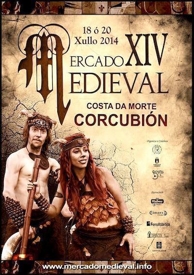 Cartel do Mercado Medieval Costa da Morte 2014 Cartel do Mercado Medieval Costa da Morte 2014