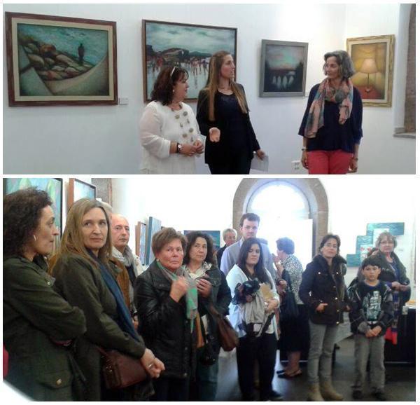 Inauguracion da exposicion de Carmen Subiela e Pilar Pastoriza no Faro Vilan Inauguracion da exposicion de Carmen Subiela e Pilar Pastoriza no Faro Vilan