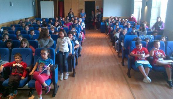Alumnos na entrega de Diplomas de Fisterra