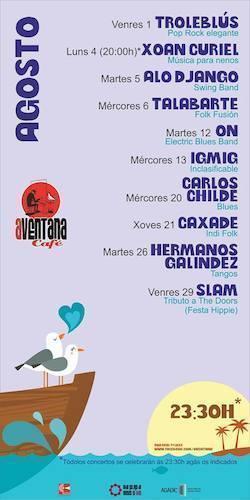 Agosto musical na ventana de Laxe Agosto musical na ventana de Laxe