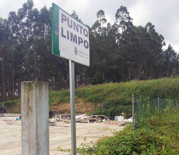 TeGa critica o estado de abandono o Punto limpo provisional de Coristanco TeGa critica o estado de abandono o Punto limpo provisional de Coristanco