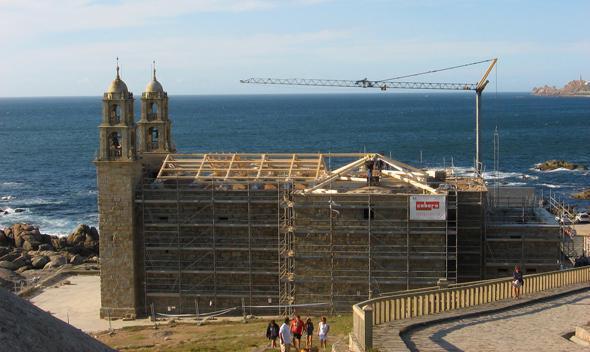 Imaxe da obra do Santuario da Virxe da Barca-Foto-Daniel Haz 2 Imaxe da obra do Santuario da Virxe da Barca-Foto-Daniel Haz
