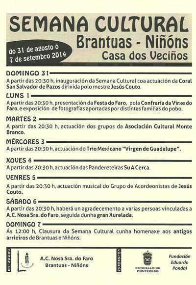 Semana Cultural de Ninons Semana Cultural de Ninons