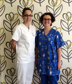 Alicia Novas e Berta Reymundez da Clinica Vertebra Alicia Novas e Berta Reymundez da Clinica Vertebra