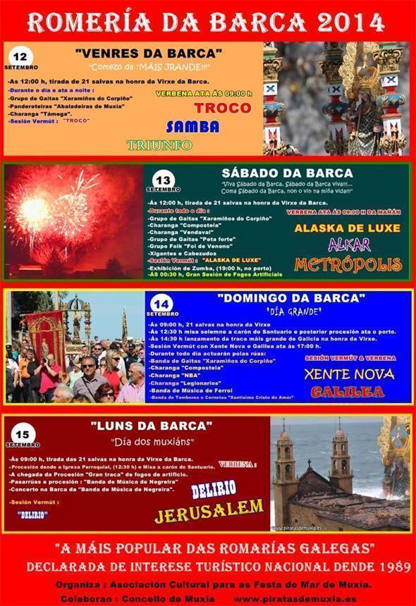 Programa Romaria da Barca de Muxia 2014-Fonte-Concello e Piratasdemuxia Programa Romaria da Barca de Muxia 2014-Fonte-Concello e Piratasdemuxia